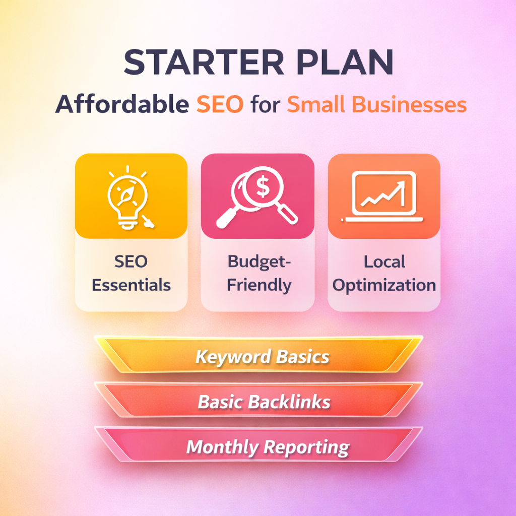 Starter Plan – Affordable SEO for Small Businesses