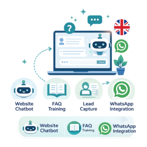 AI Chatbot Setup UK | Website & WhatsApp Integration £299