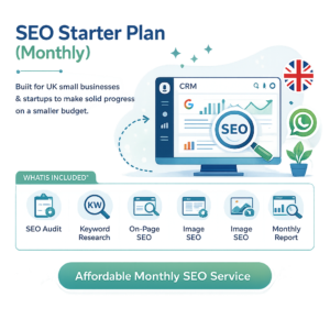 SEO Starter Plan £249/mo | UK Small Business SEO