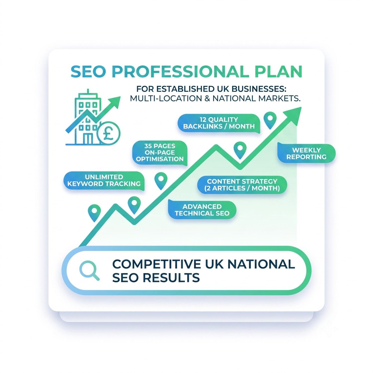 SEO Professional Plan £799/mo | Multi-Location UK SEO